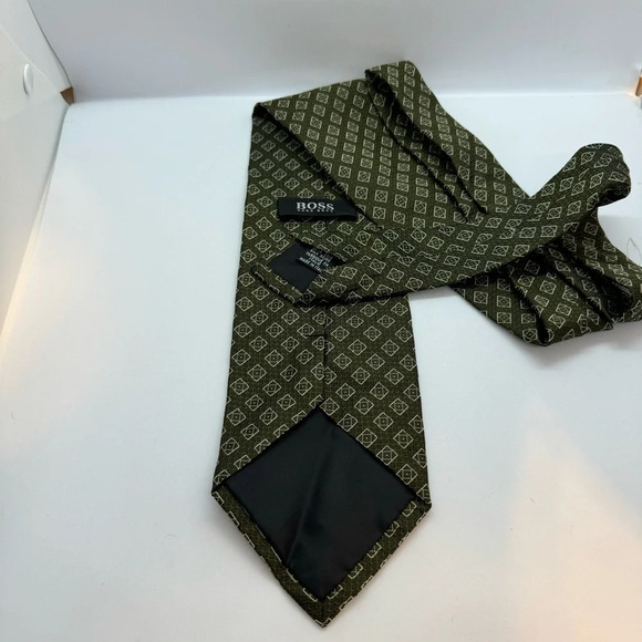 Lot of 5 Designer Tie Boss Dior, Oscar Dela  Renta, Canali, Chaps-Ralph Lauren - Picture 3 of 11